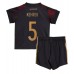 Tanie Strój piłkarski Niemcy Thilo Kehrer #5 Koszulka Wyjazdowej dla dziecięce MŚ 2022 Krótkie Rękawy (+ szorty)